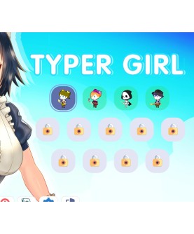 TYPER GIRL Steam Key GLOBAL